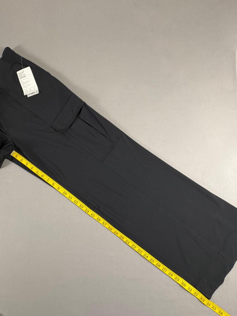 Athleta Chelsea Utility Wide Leg Pants Black 12 Tall NWT Featherweight Stretch - Picture 10 of 11